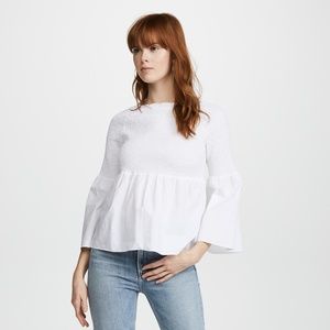 La Vie Rebecca Taylor Poplin Smock Darcie Top